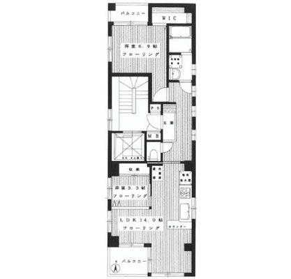 東京都墨田区緑２丁目 賃貸マンション 2LDK