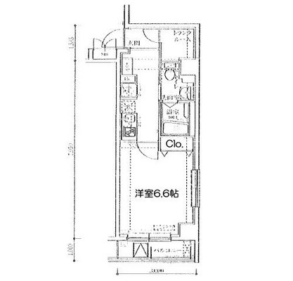 墨田区賃貸マンション・1K