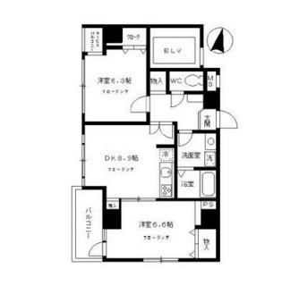 東京都墨田区亀沢３丁目 賃貸マンション 2DK