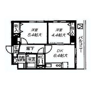 東京都墨田区菊川２丁目 賃貸マンション 2DK